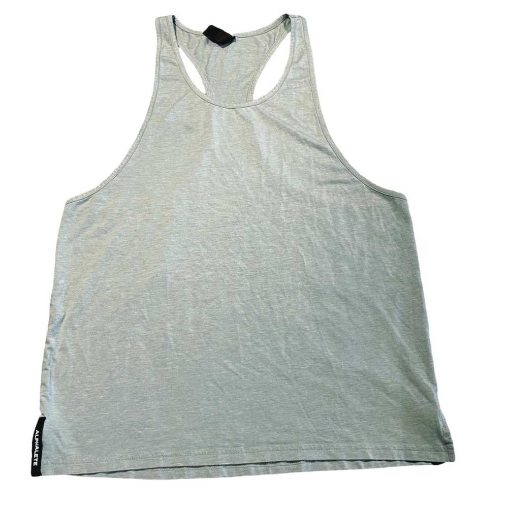 Alphalete Women’s Racerback Tank Size Large Blue Gray